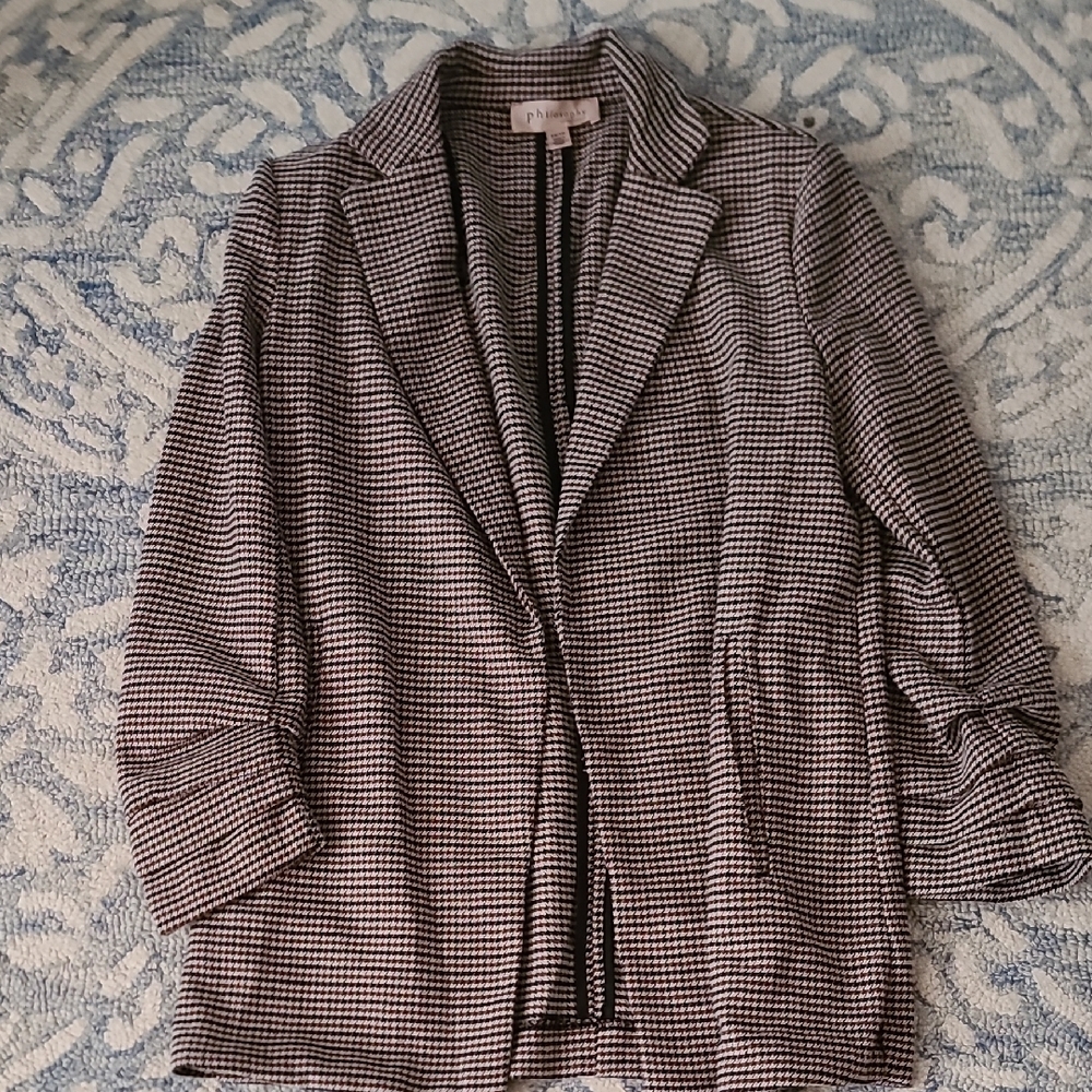 Philosophy Monochrome Houndstooth Blazer